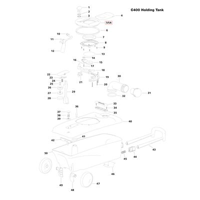 Supporto Piattello Cassetta Sx 705047