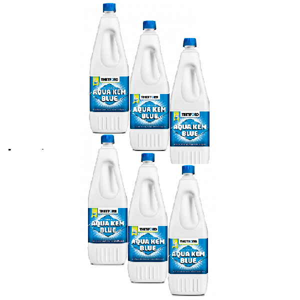 Aqua Kem Blue 2 Litri Confezione da 6 Bottiglie 923384 - Mondo