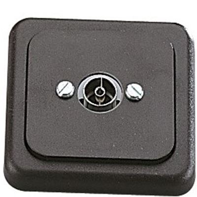 Presa Per Antenna Televisione Grigia 921740