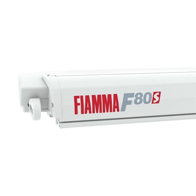Veranda Fiamma F80S 3,70 Metri Polar White Telo Royal Grey