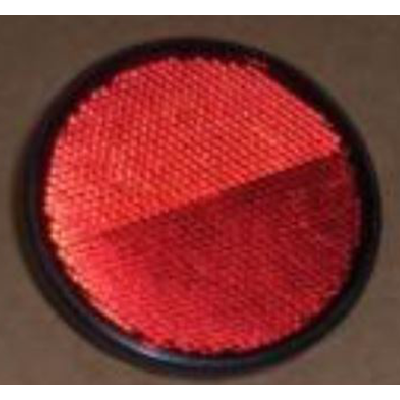 CATADIOTTRO ROSSO ROTONDO Ø 85 MM - CON ADESIVO - 1IEL030002