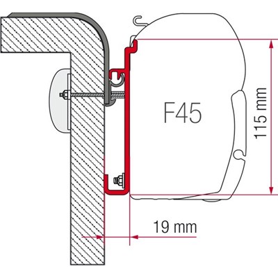 Adapter Montaggio Verande Fiamma Rapido